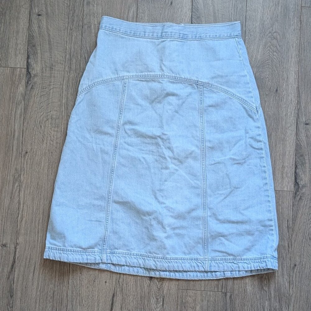 39💙 Old Navy High-Rise Denim Midi Skirt — Light Blue • Size 10 💙